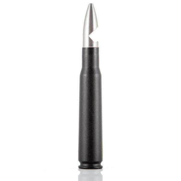 LUCKY SHOT Bullet Bottle Opener 50 Cal BMG - Black